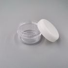 barattolo cosmetico della crema dell'ABS bianco 10g per l'imballaggio di cura di pelle