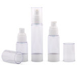 bottiglia senz'aria di plastica di 15ml 30ml 50ml per l'imballaggio cosmetico