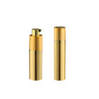 Bottiglia senz'aria cosmetica dorata della pompa del cilindro 8ML 30ML per lozione crema