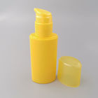 Imballaggio riutilizzabile cosmetico dell'OEM 30ml della pompa della bottiglia gialla dell'erogatore