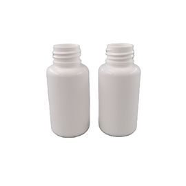 Non rovesci la bottiglia di plastica dell'animale domestico 50ml con i cappucci