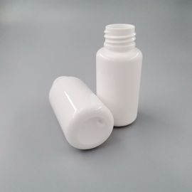 Non rovesci la bottiglia di plastica dell'animale domestico 50ml con i cappucci